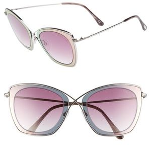 New TOM FORD India Butterfly Pink Sunglasses